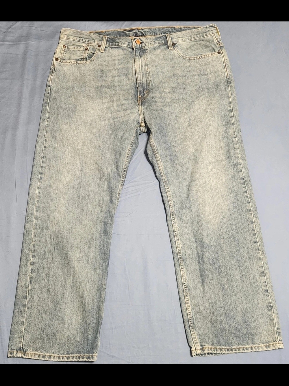 Levi's 569 Loose Straight Men's Jeans Light Wash Denim Size 40x30